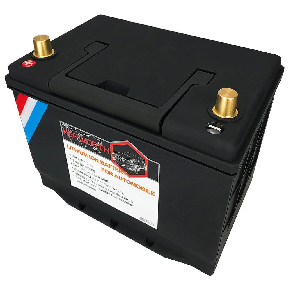 2023 Hot Sale Kepworth 12v 80D26 Car Auto Starter Battery with BMS 12V 70Ah Car LiFePO4 1300CCA Lithium Phosphate Ion Battery
