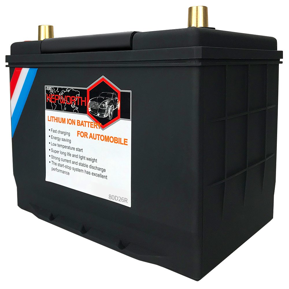 2023 Hot Sale Kepworth 12v 80D26 Car Auto Starter Battery with BMS 12V 70Ah Car LiFePO4 1300CCA Lithium Phosphate Ion Battery