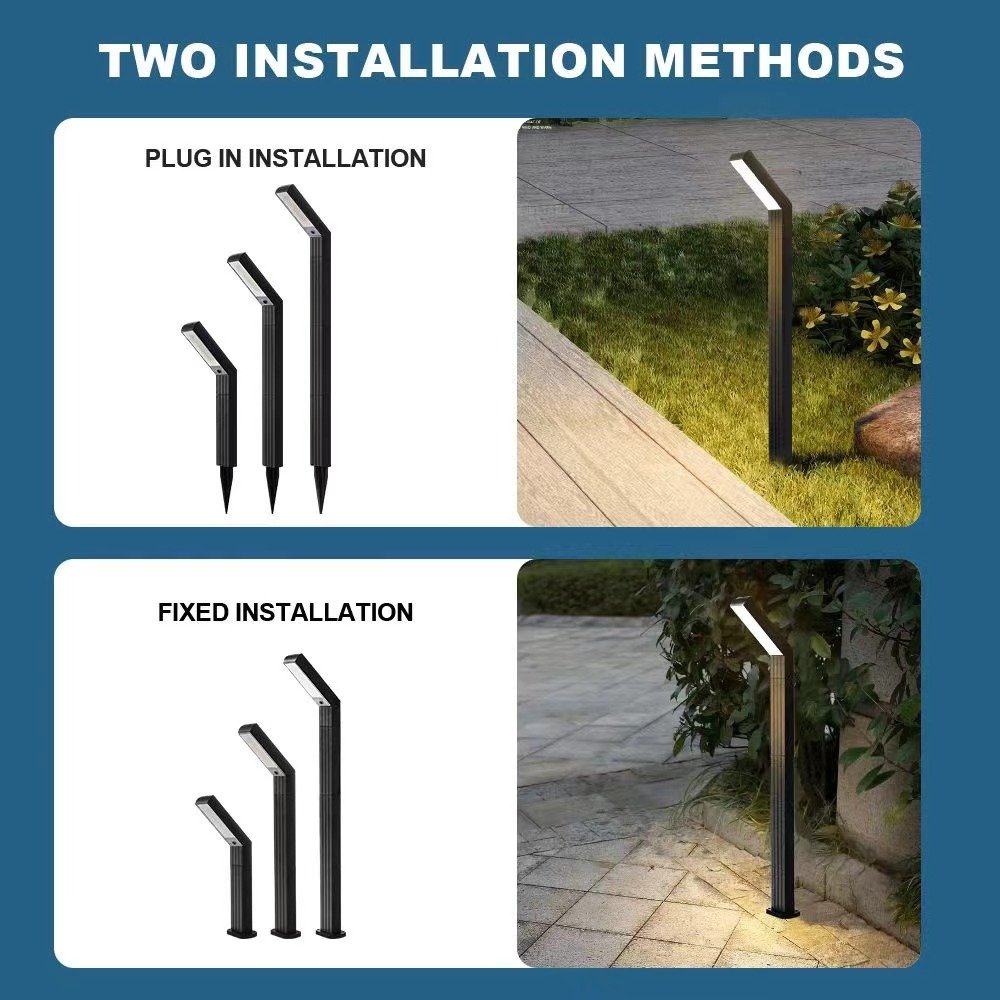 New Design Outdoor IP65 Waterproof Solar LED Garden Light 3500K 6000K Solar Lawn Light