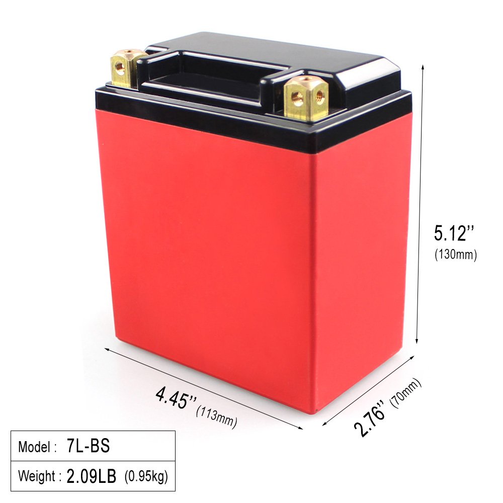 LFP7L-BS Long Cycle 12V Rechargeable Motorcycle Starting Harley, Yamaha Lithium Iron Battery Lifepo4 Battery