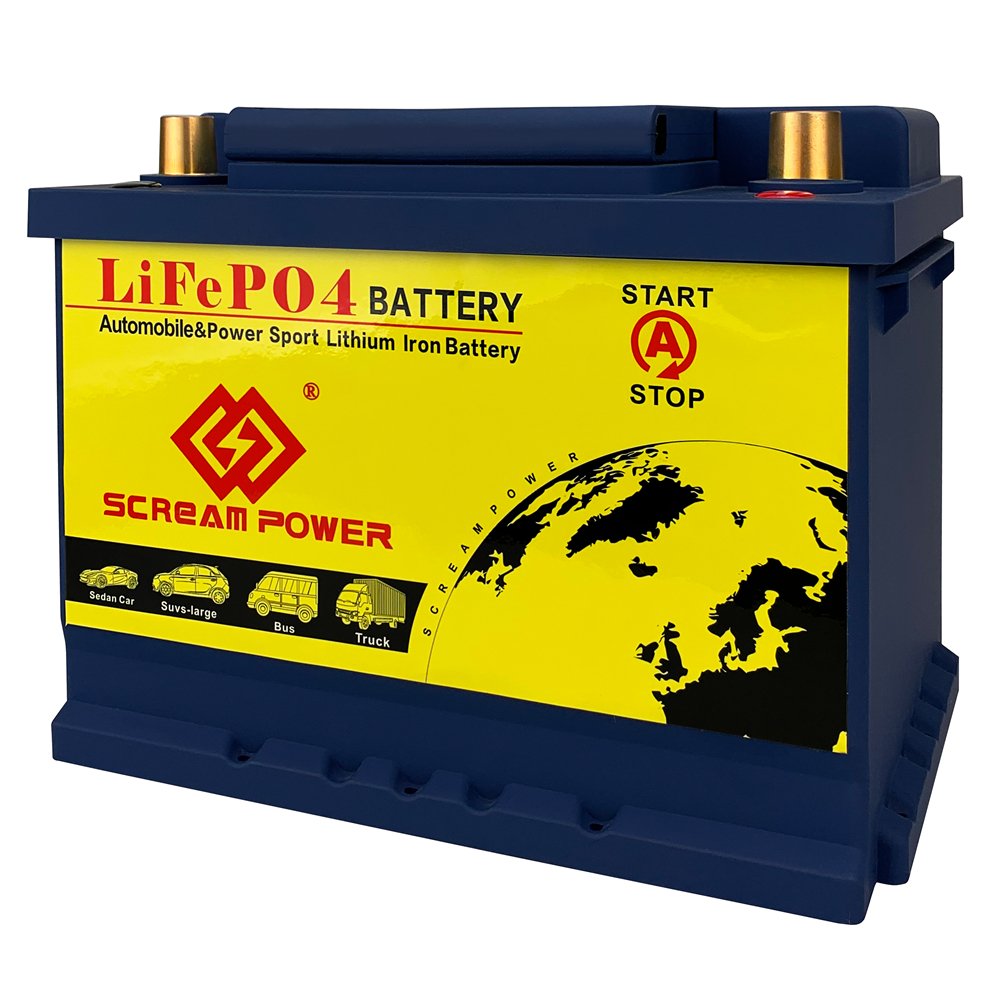 L2-400 BMS LFP 12.8v Lithium Iron Phosphate Cell Pack 1250A CCA 512Wh 12v 40Ah LifePo4 Motor Vehicle Starter Battery for Auto