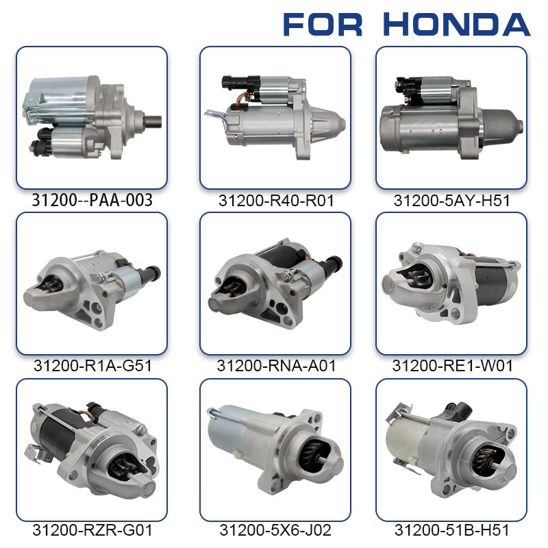 Auto Starter Motor for Nissan Honda Civic Toyota Hilux Vios Mitsubishi Suzuki Mazda