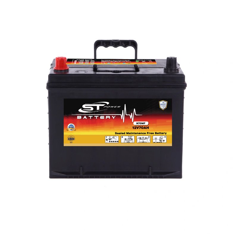 Hot Sale Car Battery JIS Standard 75D31 MF12V70AH N70 Car Battery Wholesale N50 N60 N80 N90 N120 N150 N200 Auto Battery