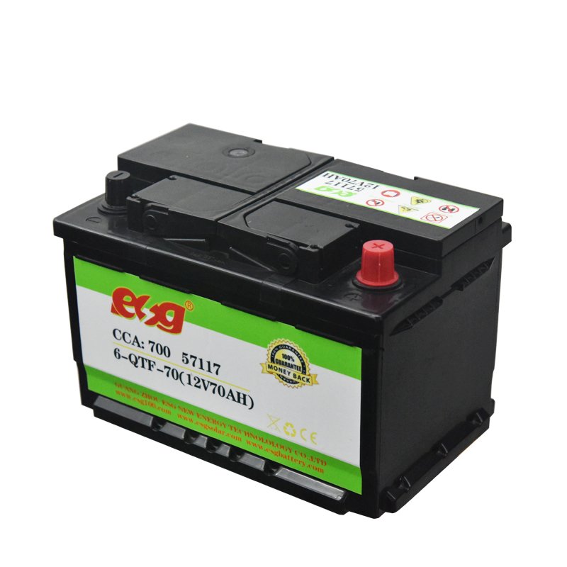 China Supplier Wholesale 12V 70Ah Car Battery Starting MF DIN75 Standard for Trucks and Cars Lead-Acid Batteries