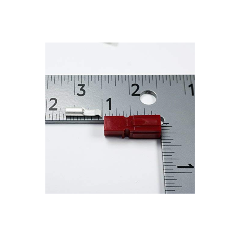 Anderson Powerpole Connectors PP Red/Black Housing W/12-16 AWG Heavy Duty Contact 30A 600V