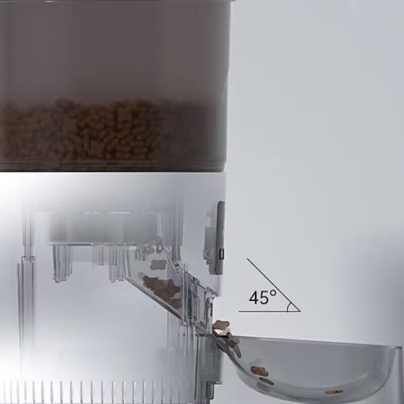 3L Capacity Automatic Pet Feeder 4 Meals Per Day Smart Food Dispenser With Timer Bottom Control Plastic Pet Bowls For Dog Or Cat