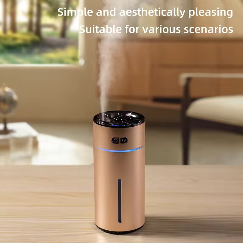 Portable Ultrasonic Car Perfume Diffuser Auto Aromatherapy Essential Oil Scents Air Freshener Fragrance Car Humidifier