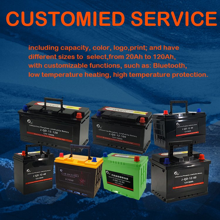 Hybrid Car Battery CCA700 12V LiFePO4 12V 30Ah Starting Battery