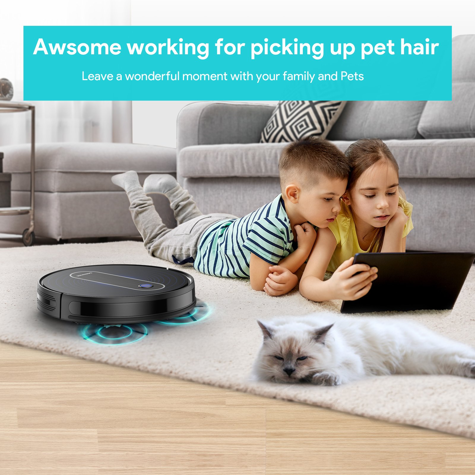 Deenkee DK600 Max Smart Mopping Self Chargeable Auto Charge Heavy Duty New Release Commercial Robot Vacuum Cleaner in Your Phone