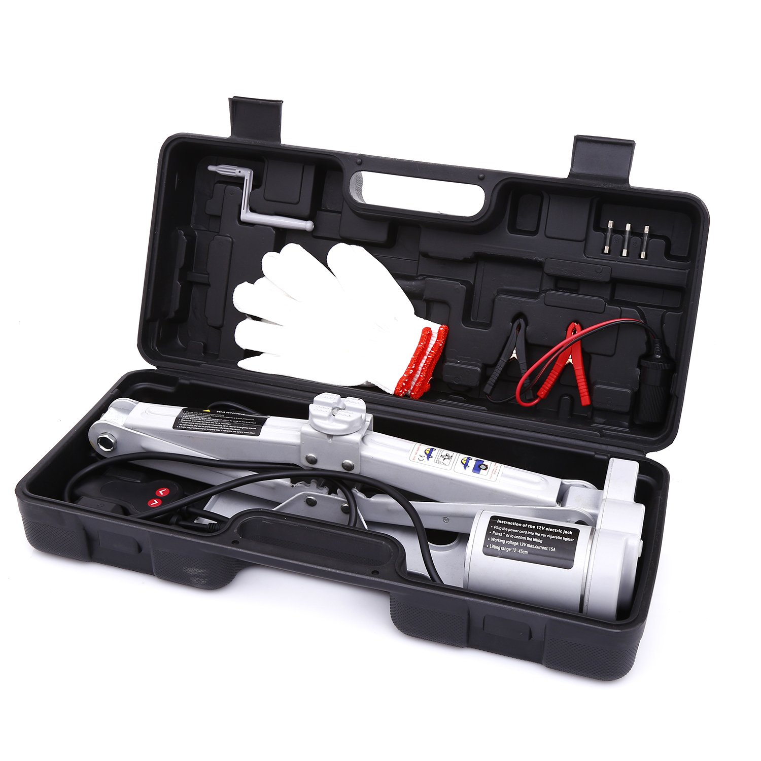 2024 Wholesale Factory Directly Supply High Quality Auto Repair Tools Portable Power Car Lift 5T 12V Electric Car Jack Set