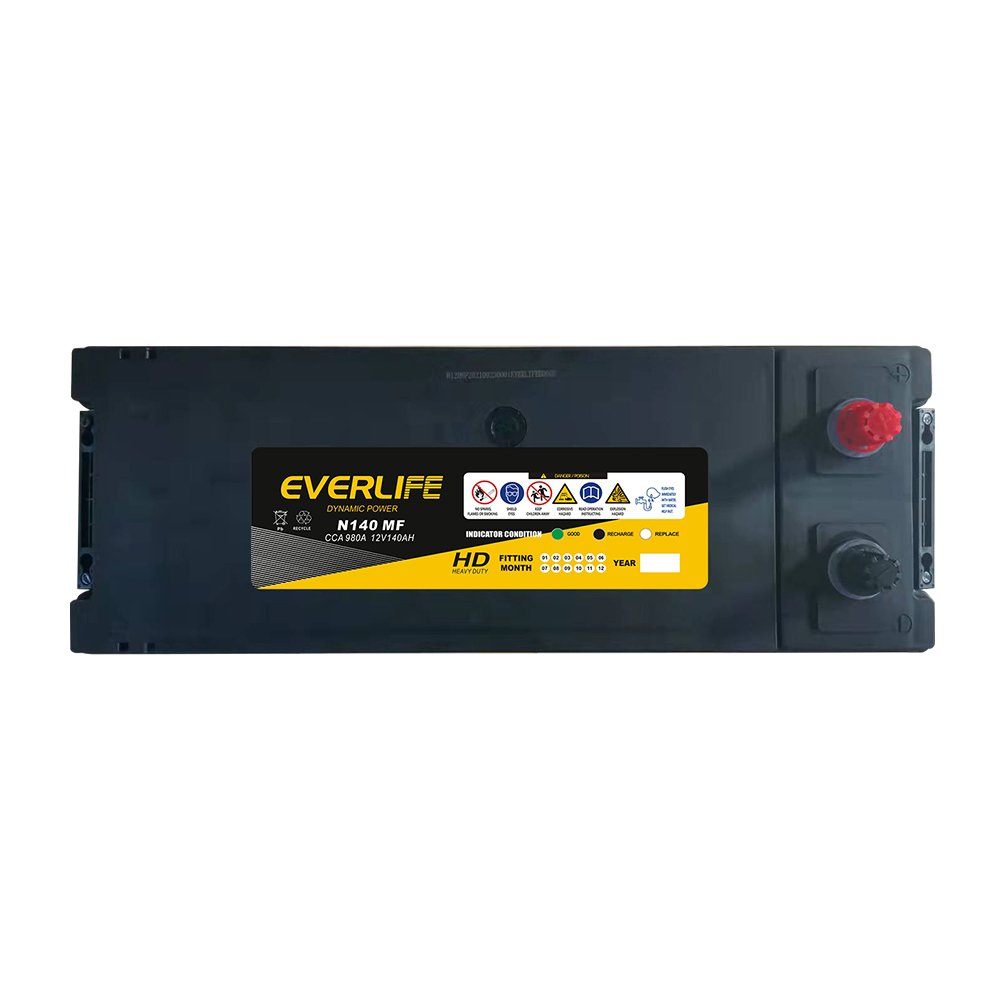 High Quality China Auto Battery N140 140ah Lead Acid Manufacture Car Battery Starter Battery