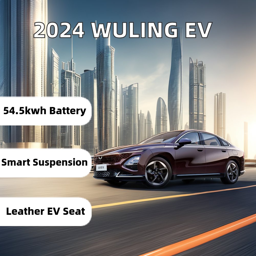 2024 SAIC Wuling Starlight Smart EV Pure Electric SUV 410km-510km Range Automatic Gearbox Cruise Control Left Steering R18 Tire