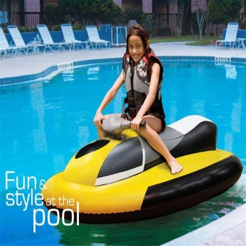 GCAMOLECH W5 Inflatable Motorboat Water Children's Surfing Play Water Equipment Boat Toy Jet Ski Swimming Pool Toys for Kids
