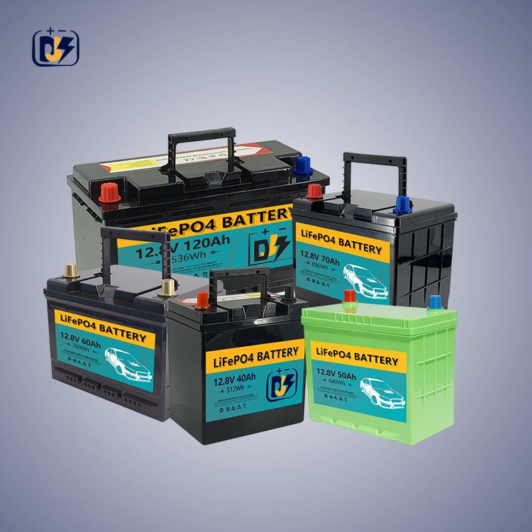 12V 150Ah DJS Custom LargeCapacity Lithium Battery for Starting CCA1400 Auto Battery 3Year Warranty LiFePO4 Battery for Cranking