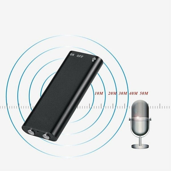 8GB Mini Digital Audio Recorder Pen Voice Activated with WAV Format Recording High Capacity Miniature Audio Recording Device