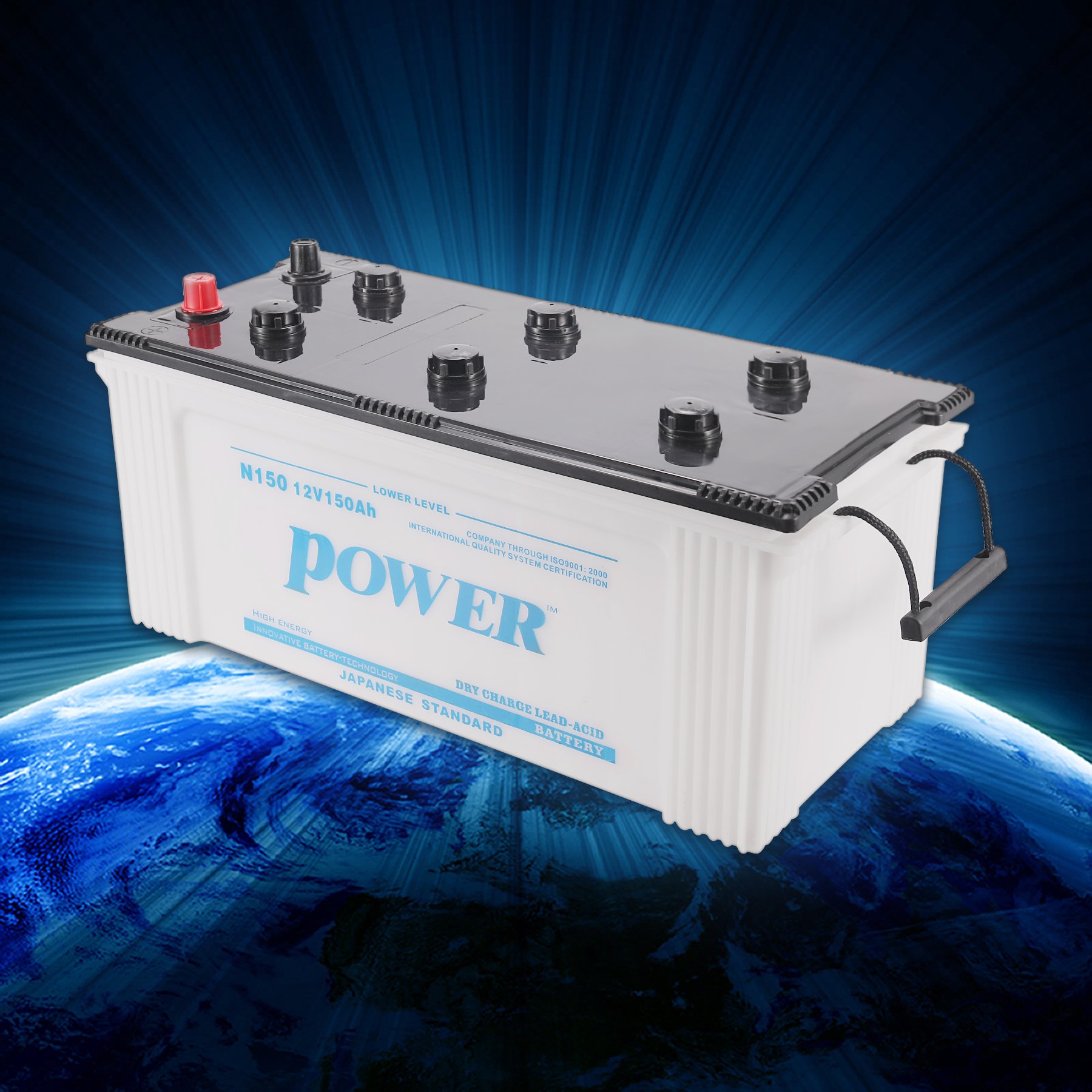 Auto Electrical Systems 12V 150AH Car Battery MF Lead Acid Battery JIS 150H52 Automobile Battery