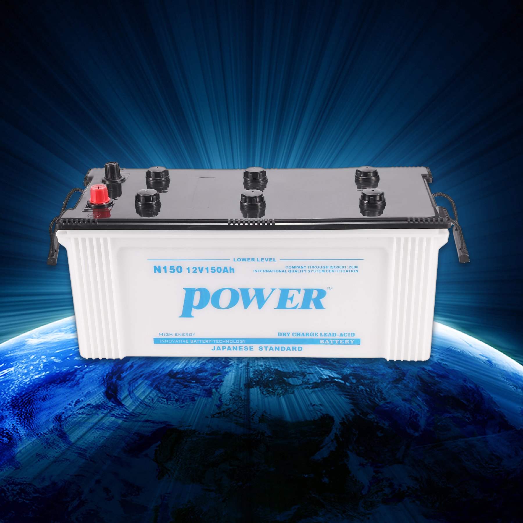 Auto Electrical Systems 12V 150AH Car Battery MF Lead Acid Battery JIS 150H52 Automobile Battery