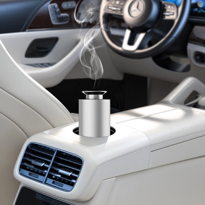 Factory Touchscreen Interface Smart 2000Mah Battery Whisper-Quiet Aluminum Build 10Ml Waterless Aroma Oil Diffuser for Car