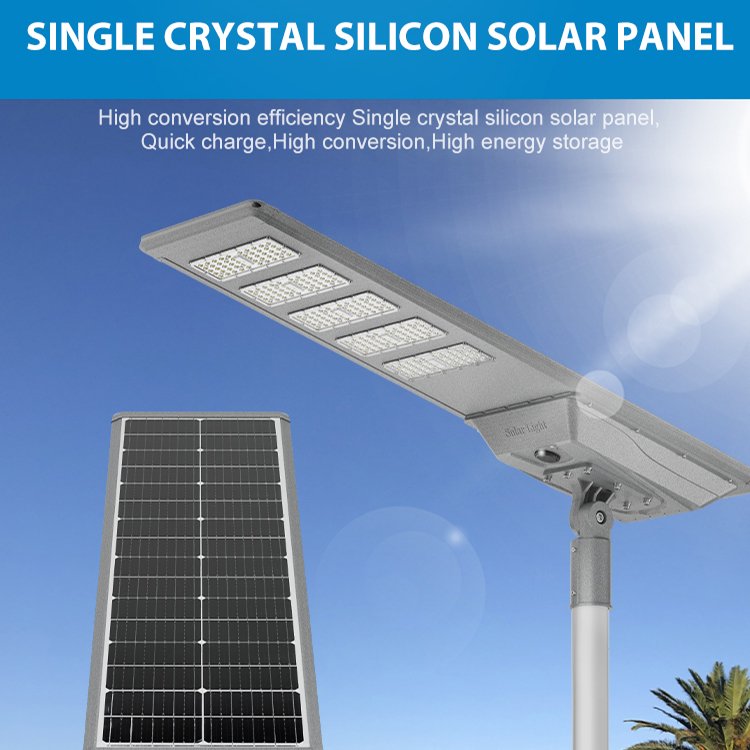 2025 Remote Control 400W 500W 600W Power 6V 80W 100W Panel 3.2V 80Ah 100Ah Lifepo4 Battery All in One Led Solar Street Light