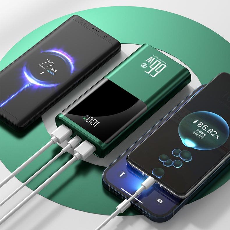 Factory Wholesale PD22.5W Super Fast Charging Mobile Power Banks 10000mah 20w Type-C Input Output Dual USB Power Bank 20000mAh