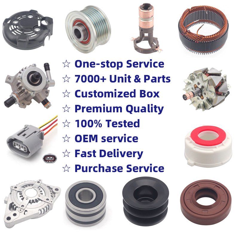 JFW19 12V 70A Alternator for Chaochai 4102 4105 JAC S/B.V Alternator Parts for Heavy Duty Truck Bus Rotor Rectifier Regulator