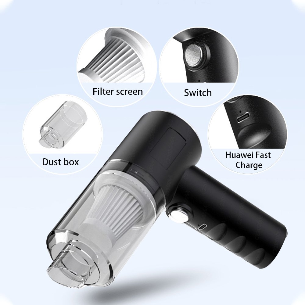 5500PA Wireless Car Vacuum Cleaner Blowable Cordless Handheld Auto Vacuums Portable Dual Use Mini Vacuum Cleaner