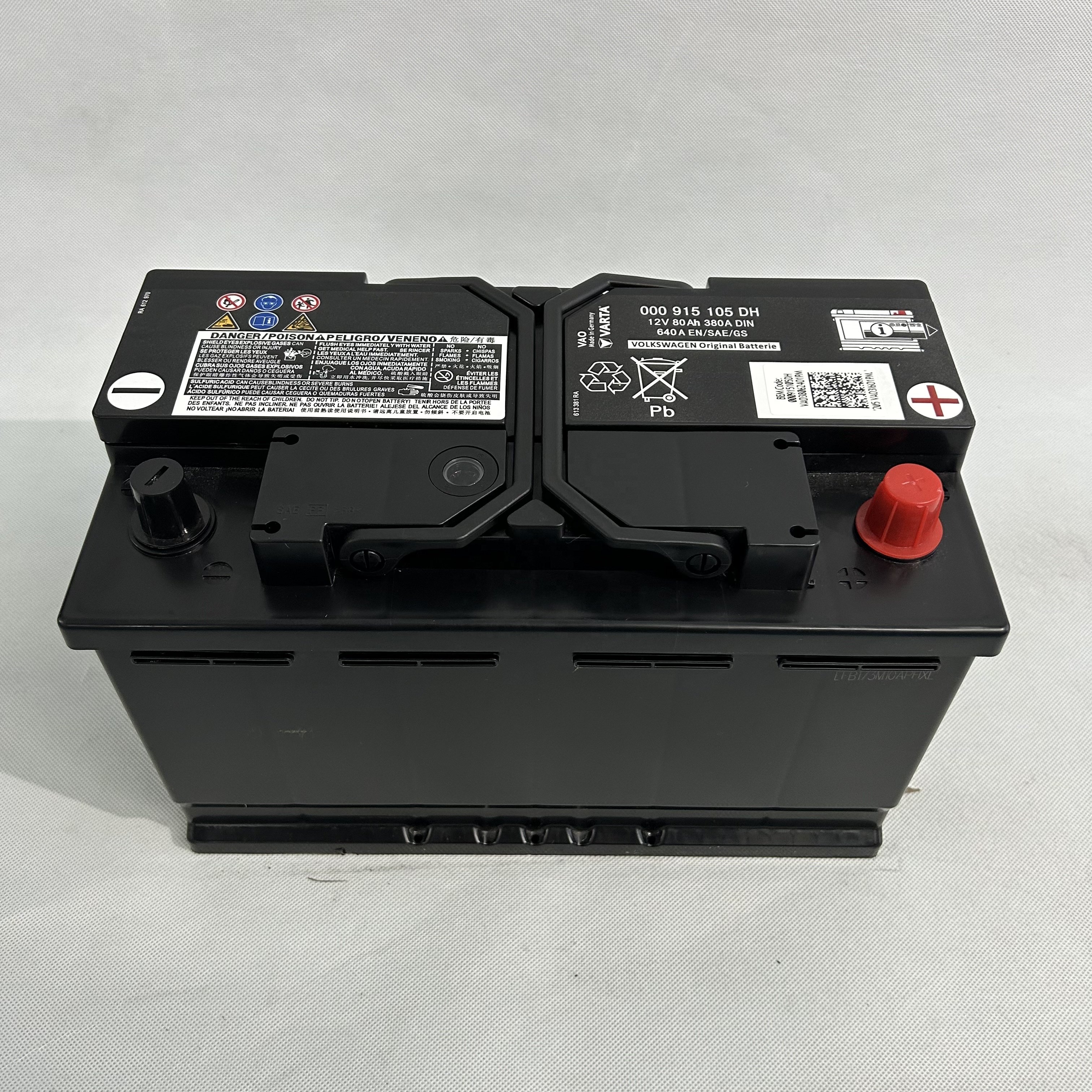 XPEI AUTO PARTS AGM Starter Battery L5 (75AH) 000915105CF for AUDI MAINTENANCE-FREE BATTERIES