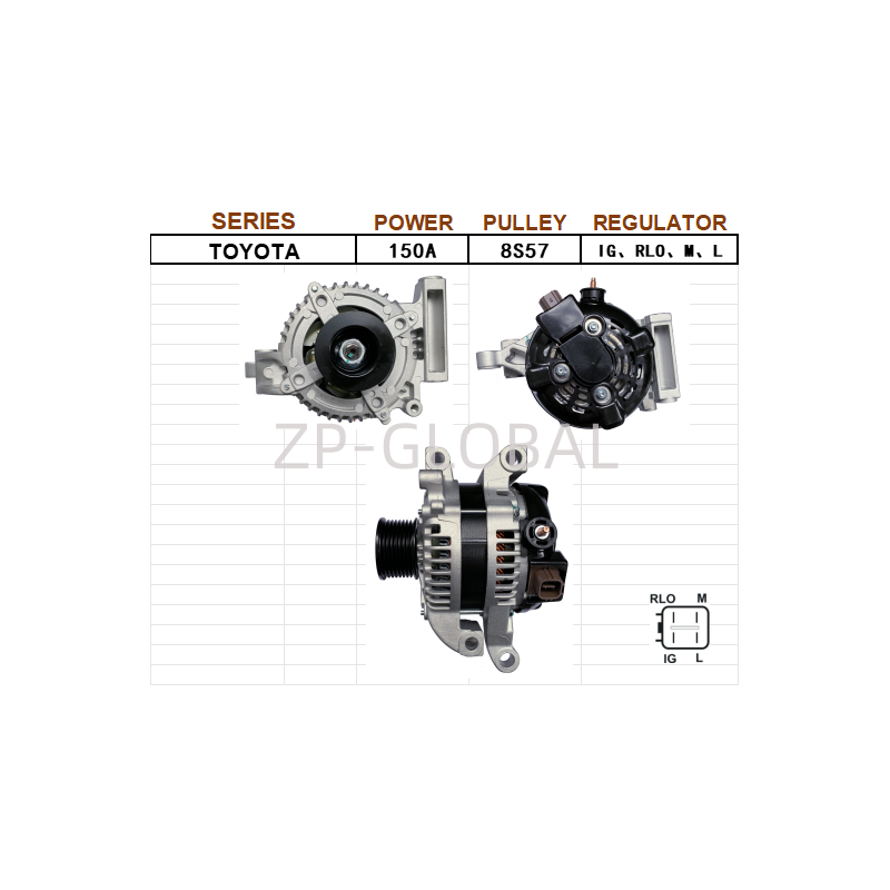 Wholesale Starters and Parts Alternator 27060-0S020 for Toyota Tundra 5.7