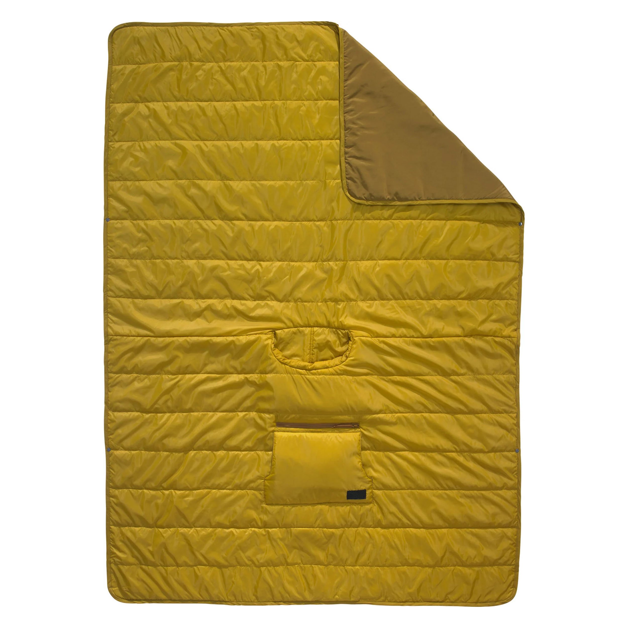 Premium Windproof Wearable Hooded Portable Camping Poncho Puffy Blanket