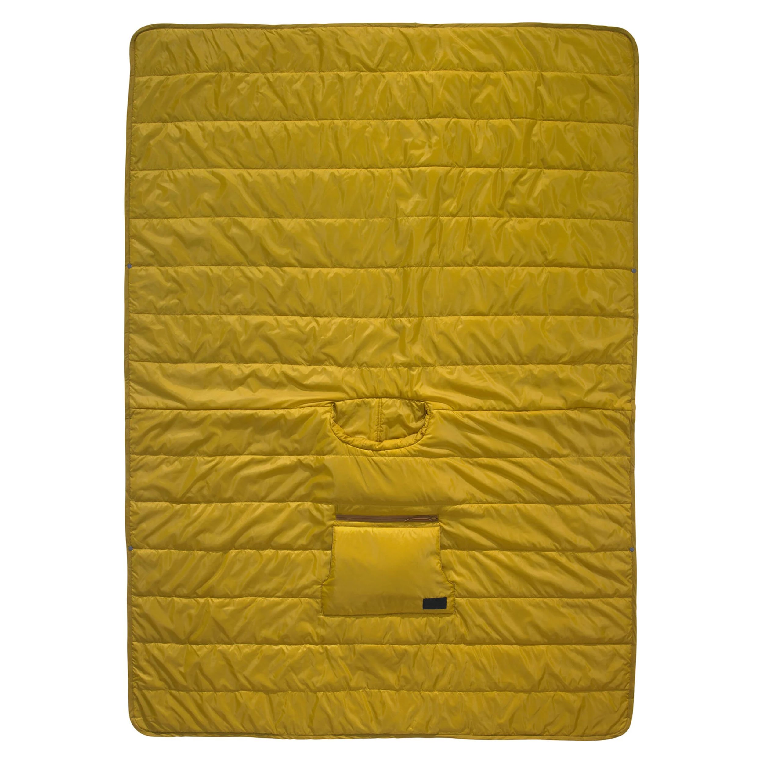 Premium Windproof Wearable Hooded Portable Camping Poncho Puffy Blanket