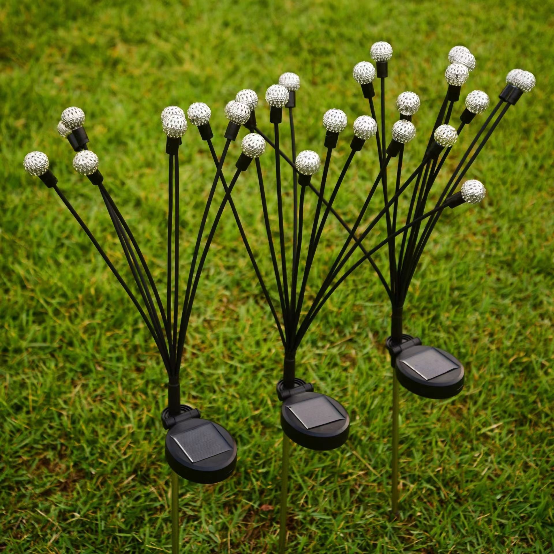 12 Led Solar Moroccan Lights Energy Saving Solar Garden Decoration Lamp Solar Pathaway Swaying Light for Outdoor Patio Yard Xmas