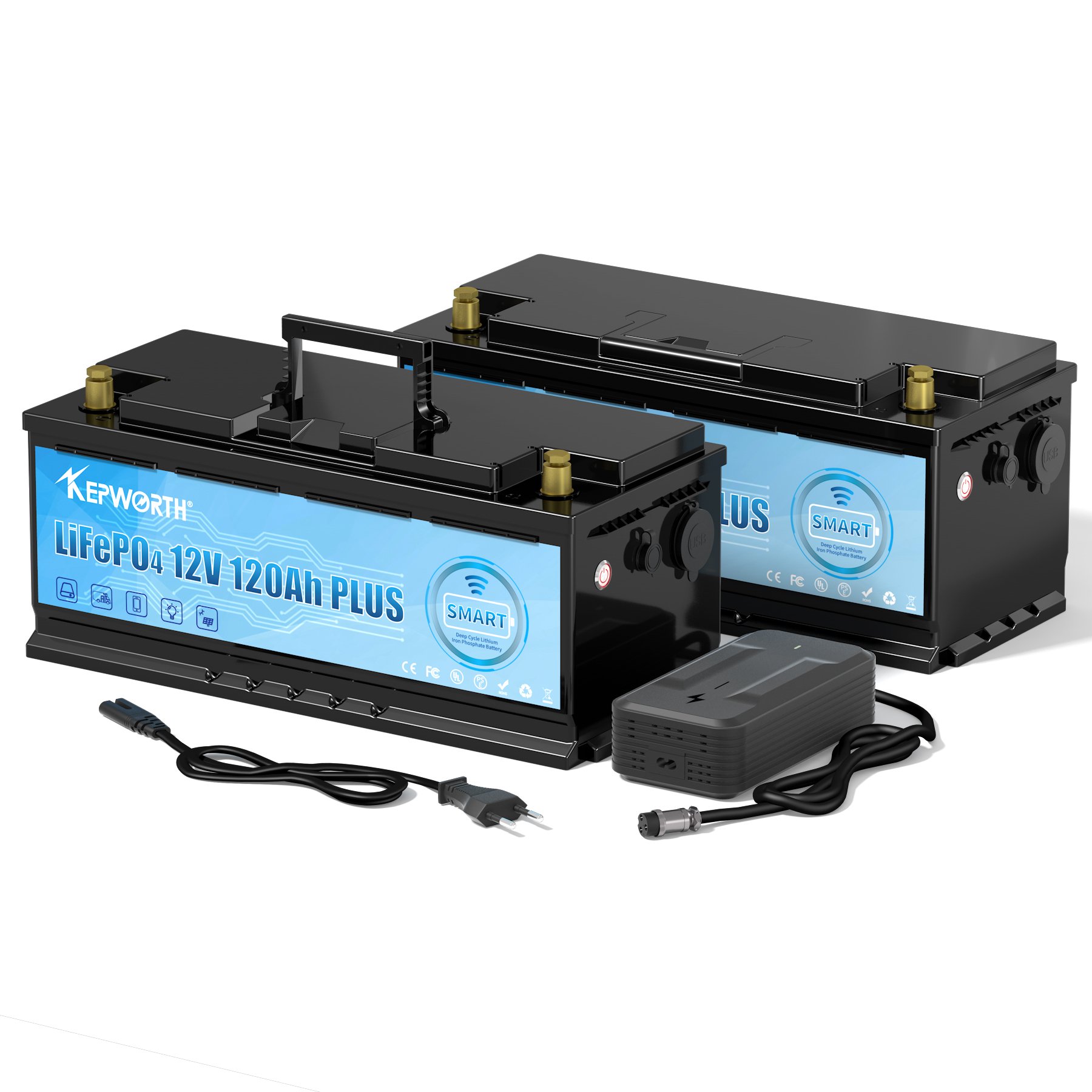 Smart Blue-tooth App Lifepo4 Battery 12v Solar Battery 100ah 120ah Auto Rechargeable Lithium Lifepo4 Battery
