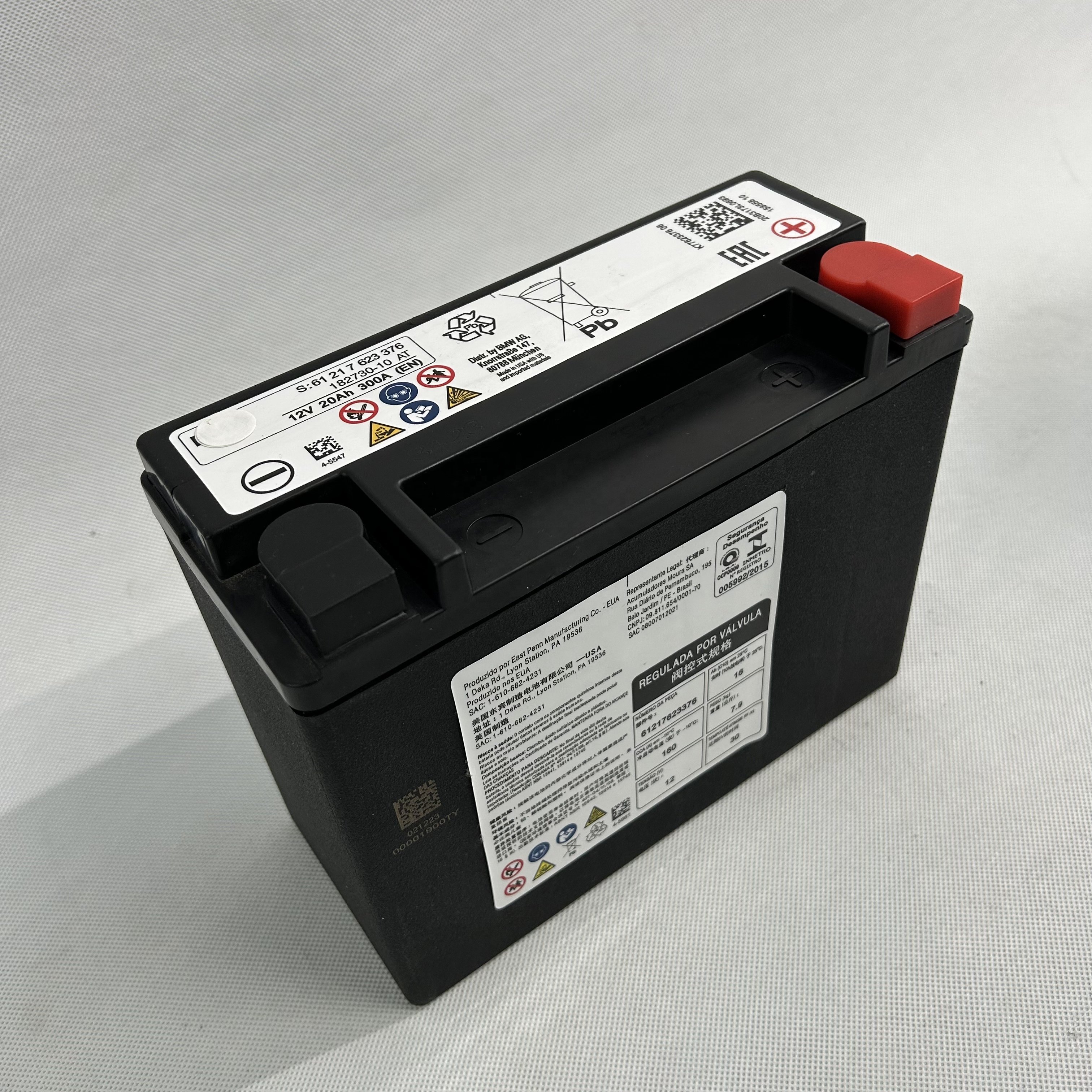 For Hot Selling BMW Car Battery GL ML R-W164 W166 W246 05-11 Rechargeable Lead Acid Battery Spare 20ah 12v 61 2117 623 376