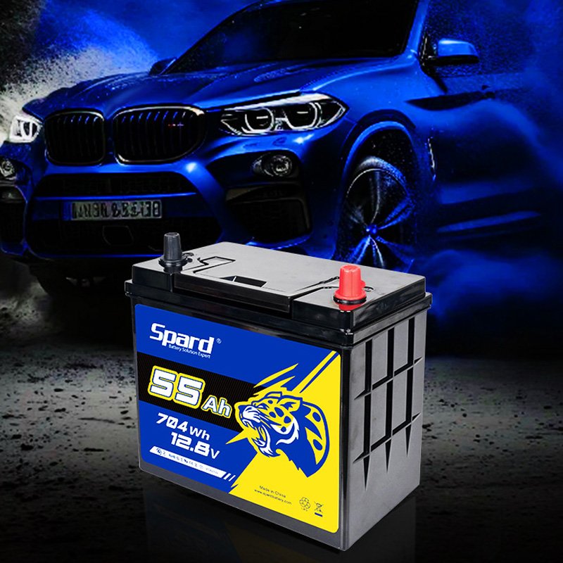 Wholesale Car Batteries 12V 55Ah 45Ah Lifepo4 Truck Vehicle Box Home Energy Storage Pack Auto Batteries