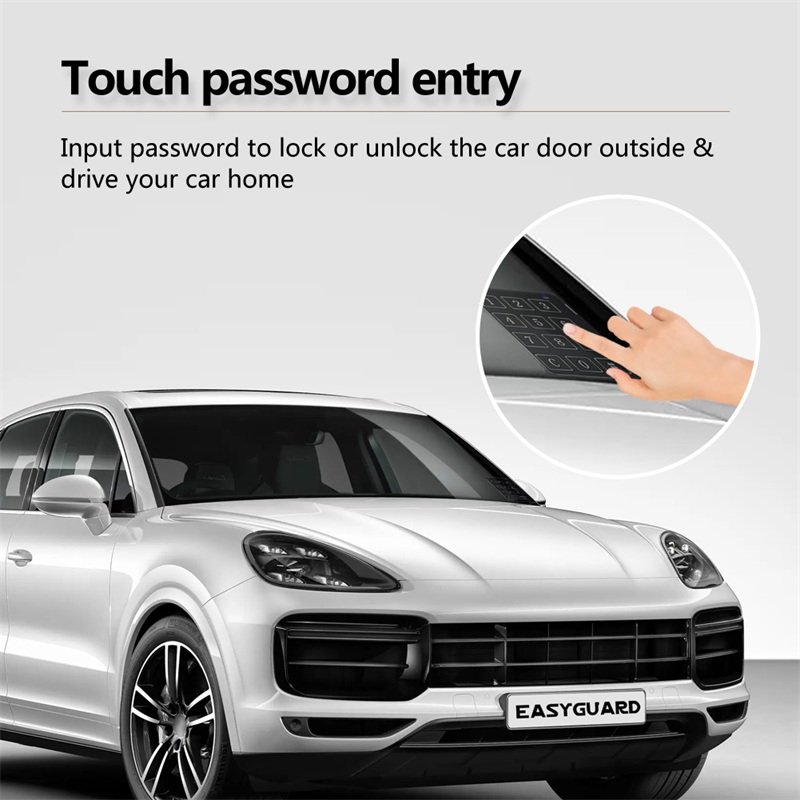 Remote Starter Burglar Alarm Fit for Porsche Macan 2014-2018 Finger Start Auto Starter Proximity Lock Unlock