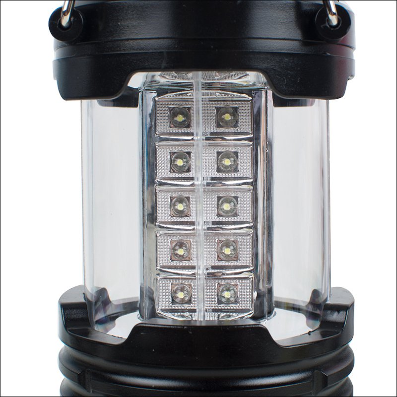Camping Lamp Collapsible Light Portable Waterproof Camping Lantern Powered by 3*AA Battery 30LED Lights for Outdoor Hanging