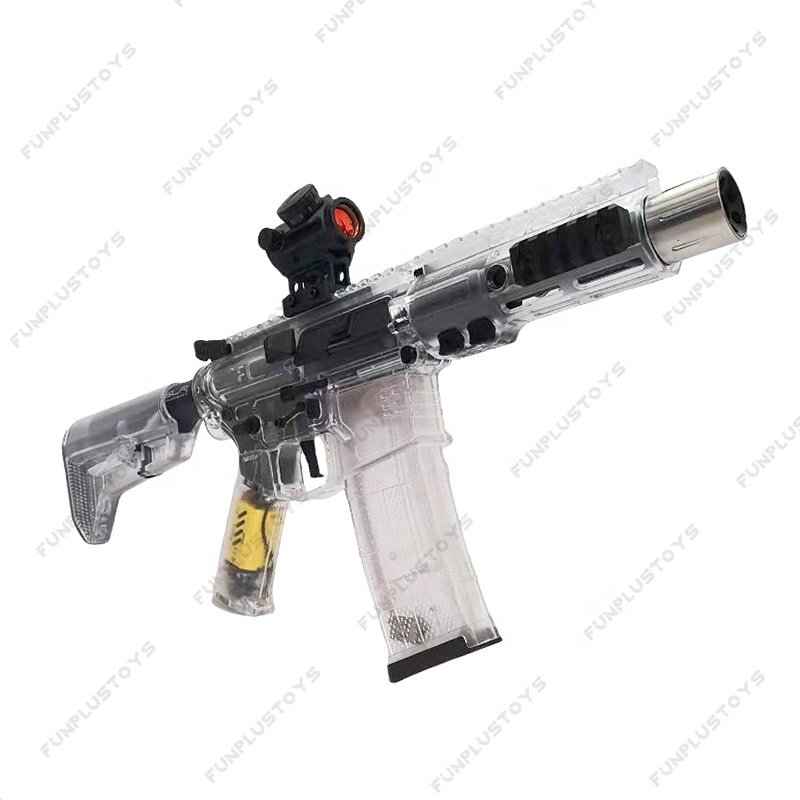 JJ SLR 4.0 7MM GEL Ammos Blaster Water Ball Splatter Shooting Game Outdoor Playing Training Gift for Adult Electric Toy Gun