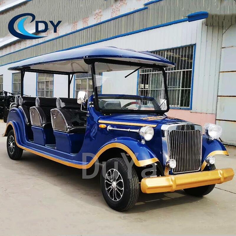 Sightseeing Product Vintage Street Legal Classic 8 Seats Electric Shuttle Bus