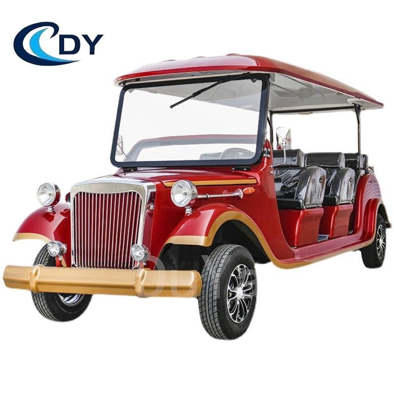 Sightseeing Product Vintage Street Legal Classic 8 Seats Electric Shuttle Bus