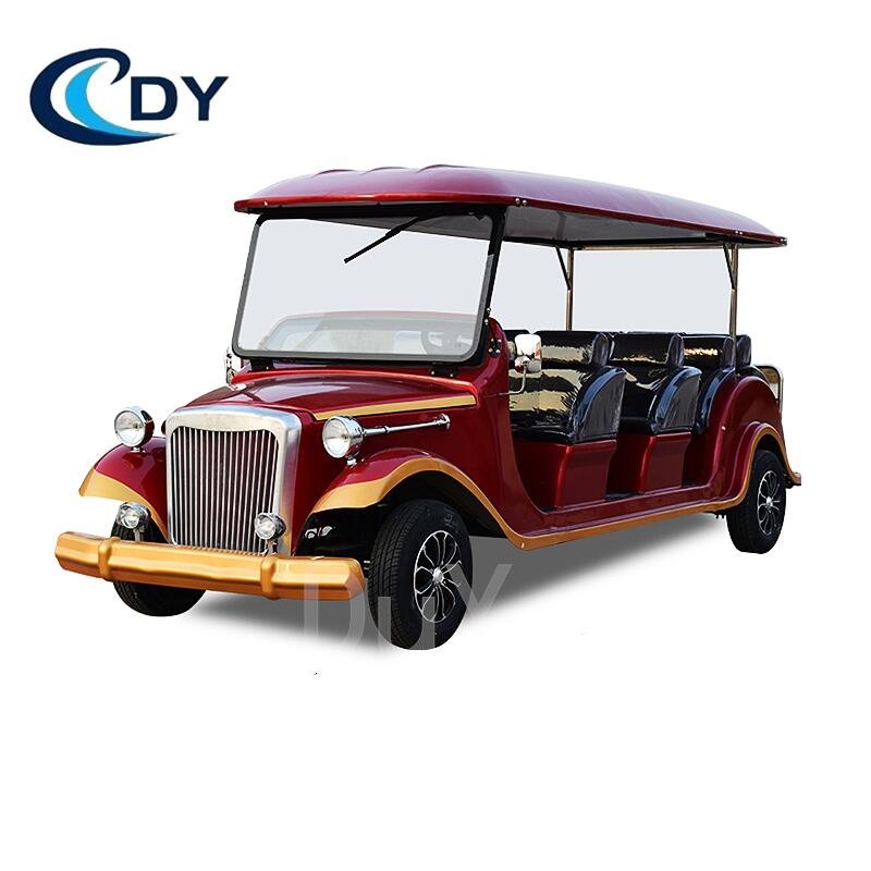 Sightseeing Product Vintage Street Legal Classic 8 Seats Electric Shuttle Bus