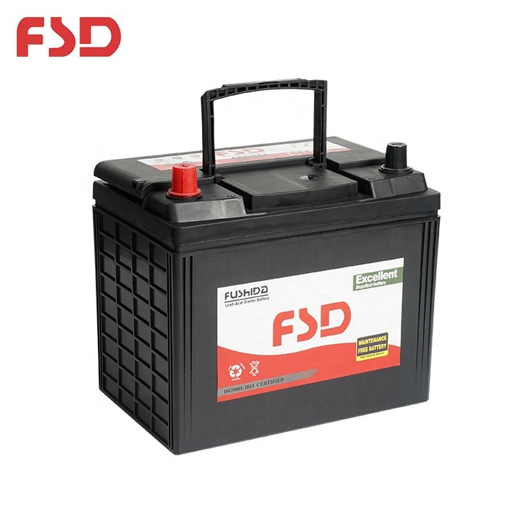 China Factory JIS Standard Boats Motorcycle Vehicles 12V 50Ah 430A Car Battery Maintenance Free Lead Acid Auto Battery