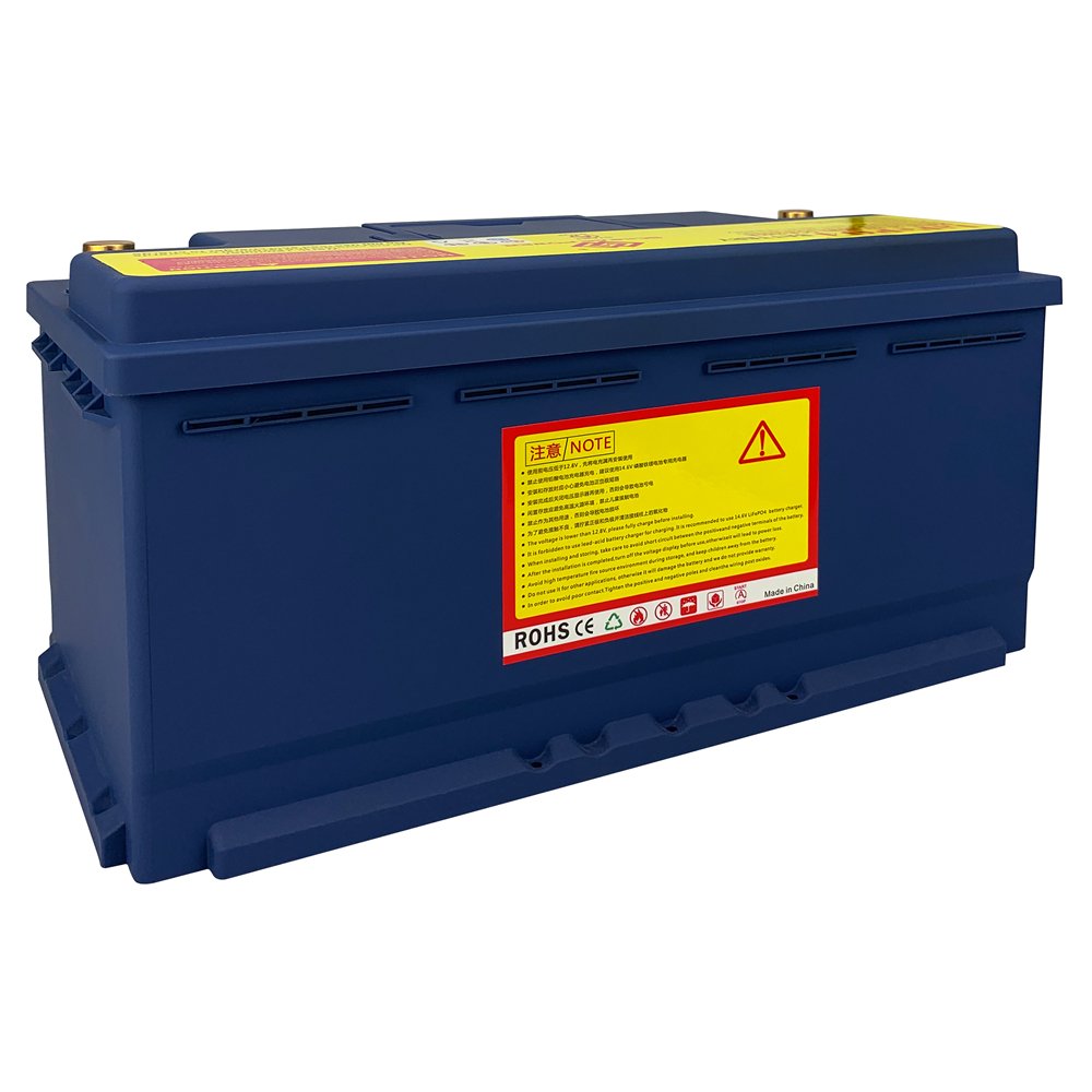 2024 Hot Sale SCREAM POWER 110-20 Car Auto Starter Battery With BMS 12V 110Ah Car LiFePO4 1600CCA Lithium Phosphate Ion Battery