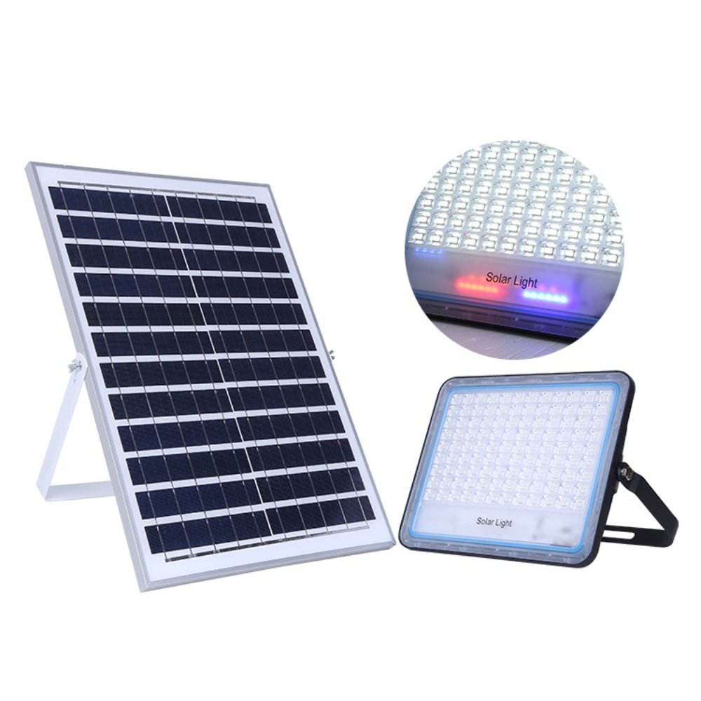 400W-PLUS LED Solar Flood Lights Street Lights Outdoor Waterproof with Remote Control Security Lighting for Yard Garden Pathway