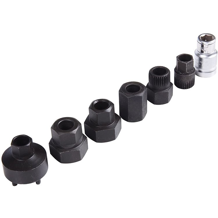 Automotive Puller Tool Set, Alternator Decoupler Pulley Alternator Pulley Removal Tool Alternator Decoupler Pulley