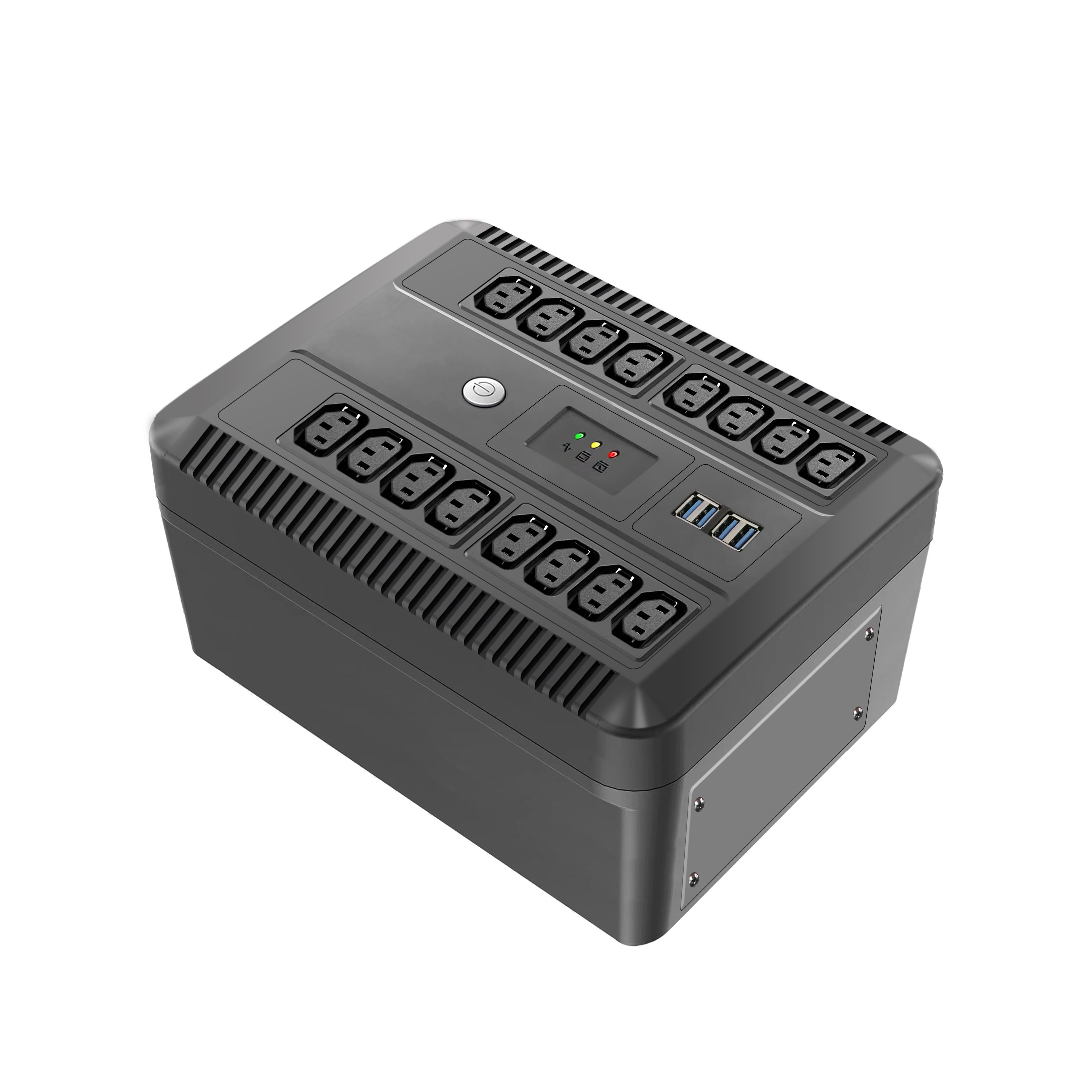 850VA Multiple Sockets Rack Offline UPS Single Phase Built-in Lead Acid Battery Delivery to Russian Federation