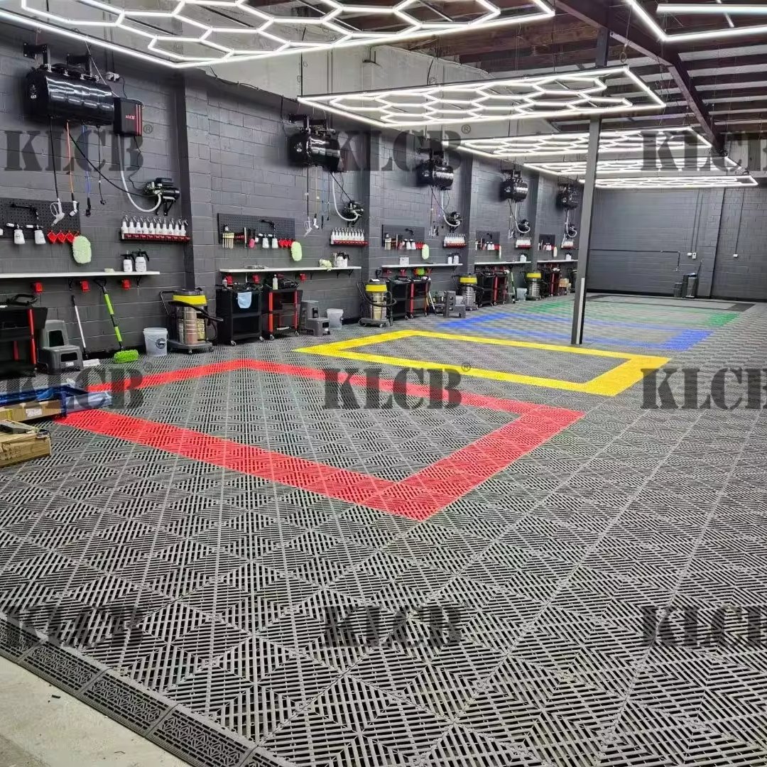 Hexagonal LED Lighting Car Wash Light Car Detailing Workshop Light