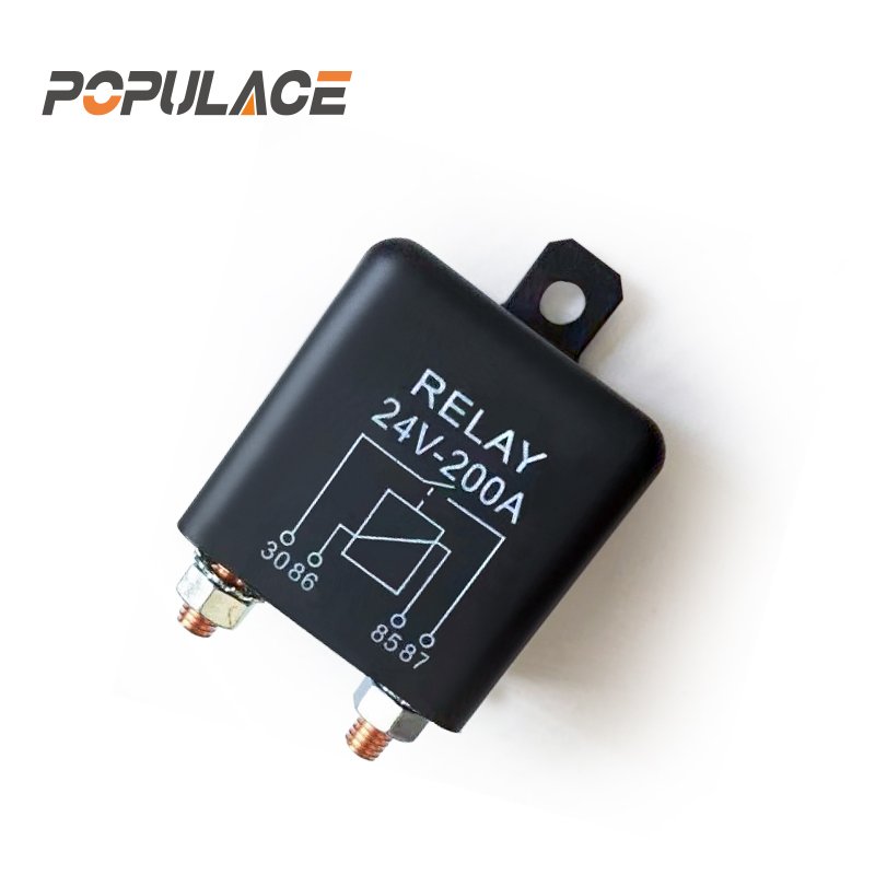 POPULACE Manufacturer Factory Heavy Duty 200A High Current Starter Relay Auto 12V/24V Electric Power Relays