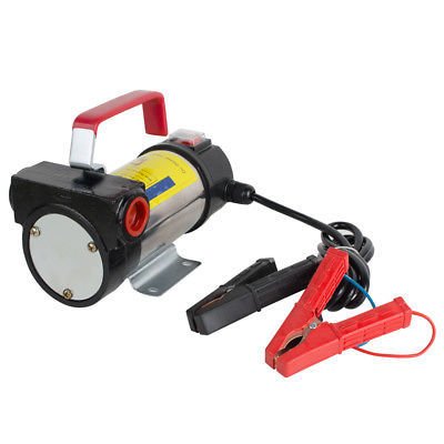 Diesel Extractor Pump 12V 24V Motor Self Priming Oil Fuel Transfer 12V Pump W/Brass Adapters