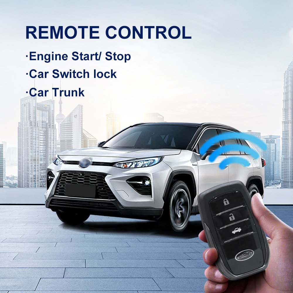 Auto Electronics One-Way Remote Start and Keyless Entry System 12V CANBUS Plug and Play Car Alarm