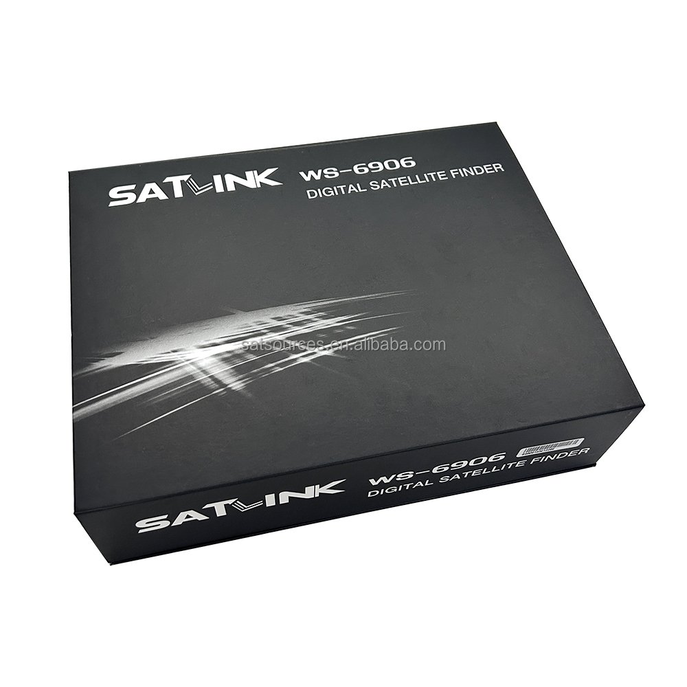 SATLINK WS-6906 Digital Satellite Finder 3.5 Inch LCD TV Screen Auto Search 4000 MAh Chargeable Battery Backpack